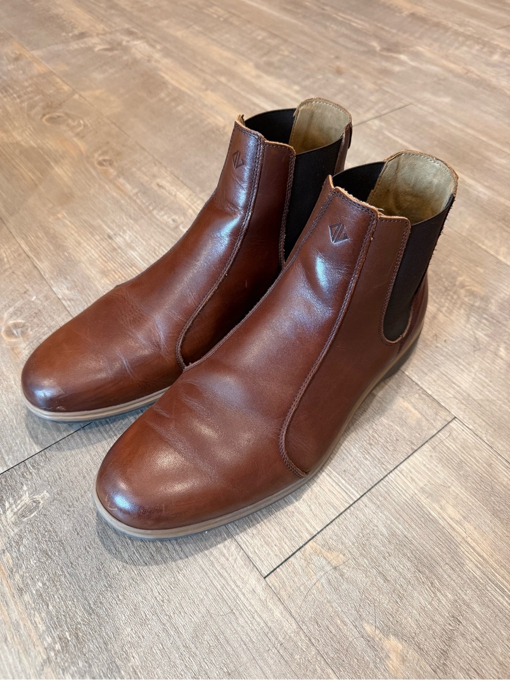 Men's Amberjack Chestnut Leather Chelsea Boots (9 Wide)